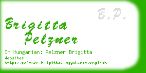 brigitta pelzner business card
